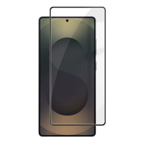 For Samsung Galaxy S25 Ultra HD Full Screen Protector Silk Printing Black Edge High Aluminium-silicon Glass Film - As Shown - 1