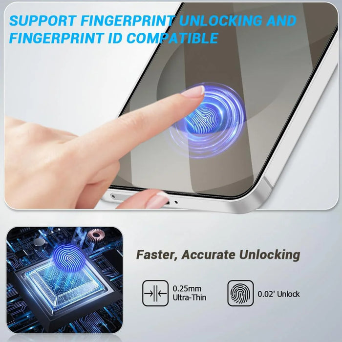 For Samsung Galaxy S26 HD Full Screen Protector Silk Printing Black Edge High Aluminium-silicon Glass Film - As Shown - 3