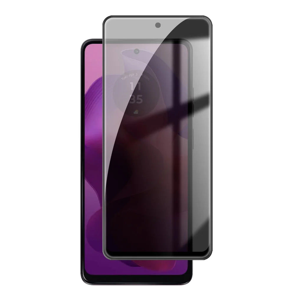 For Motorola Moto G24 5G Anti Spy Privacy Full Screen Protector Black Edge High Aluminium-silicon Glass Film - As Shown - 1