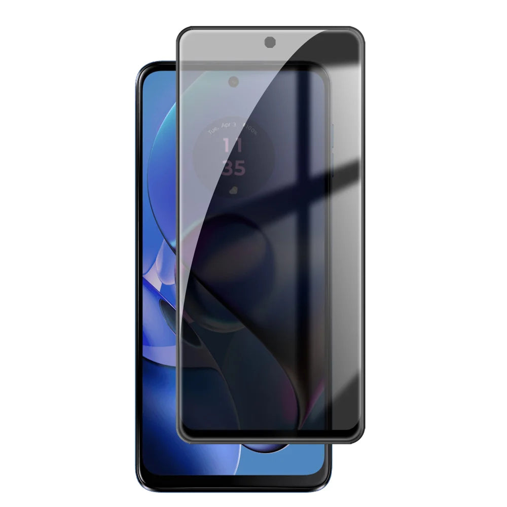 For Motorola Moto G64 5G Anti Spy Privacy Full Screen Protector Black Edge High Aluminium-silicon Glass Film - As Shown - 1
