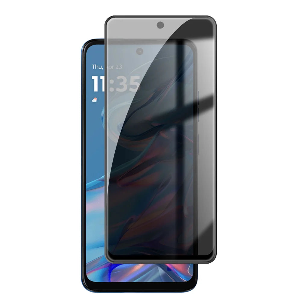 For Motorola Moto G45 5G Anti Spy Privacy Full Screen Protector Black Edge High Aluminium-silicon Glass Film - As Shown - 1