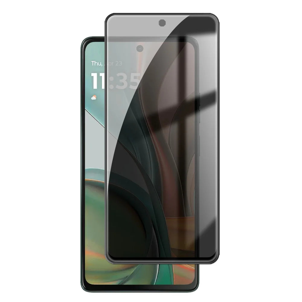 For Motorola Moto G75 5G Anti Spy Privacy Full Screen Protector Black Edge High Aluminium-silicon Glass Film - As Shown - 1