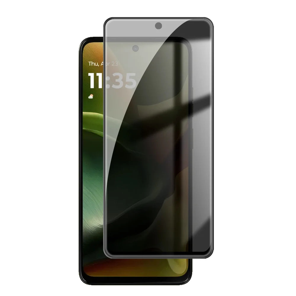 For Motorola Moto G17 Power 4G / G17 4G / G15 4G / G15 Power 4G Anti Spy Privacy Full Screen Protector Black Edge High Aluminium-silicon Glass Film - As Shown - 1
