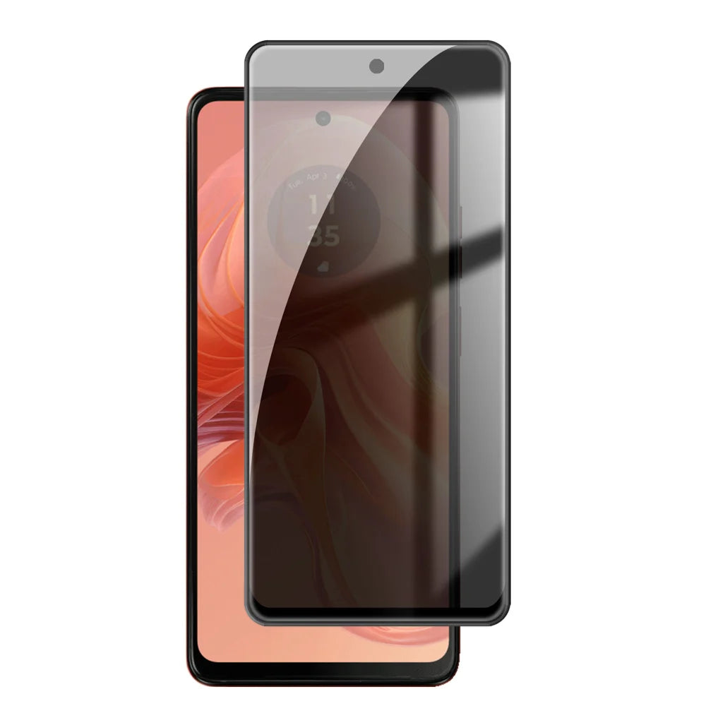 For Motorola Moto G04 5G Anti Spy Privacy Full Screen Protector Black Edge High Aluminium-silicon Glass Film - As Shown - 1