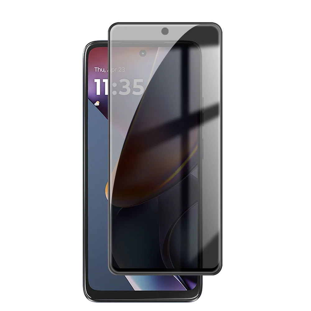 For Motorola Moto G 5G (2025) Anti Spy Privacy Full Screen Protector Black Edge High Aluminium-silicon Glass Film - As Shown - 1