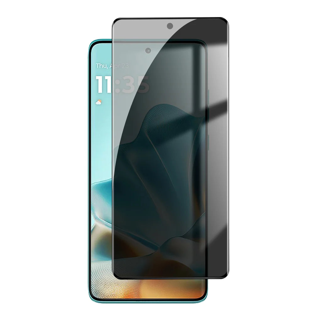 For Motorola Edge 60 Fusion 5G Anti Spy Privacy Full Screen Protector Black Edge High Aluminium-silicon Glass Film - As Shown - 1