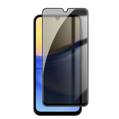 For Samsung Galaxy A15 5G Anti Spy Privacy Full Screen Protector Black Edge High Aluminium-silicon Glass Film - As Shown - 1