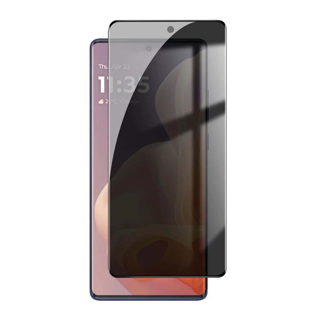 For Motorola Moto G85 5G Anti Spy Privacy Full Screen Protector Black Edge High Aluminium-silicon Glass Film - As Shown - 1