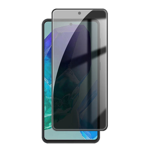 For Samsung Galaxy M55 5G Anti Spy Privacy Full Screen Protector Black Edge High Aluminium-silicon Glass Film - As Shown - 1