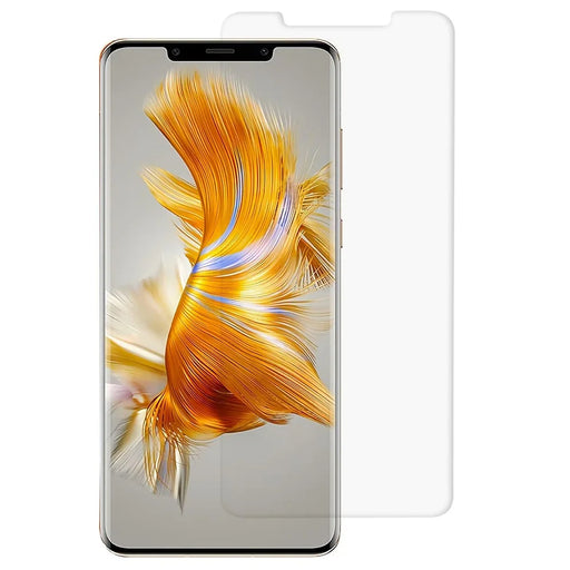 RURIHAI for Huawei Mate 50 Pro 4G 3D Full Glue 0.26mm HD Clear Film UV Liquid Mid-aluminium-silicon Glass Tempered Glass Screen Protector - 1