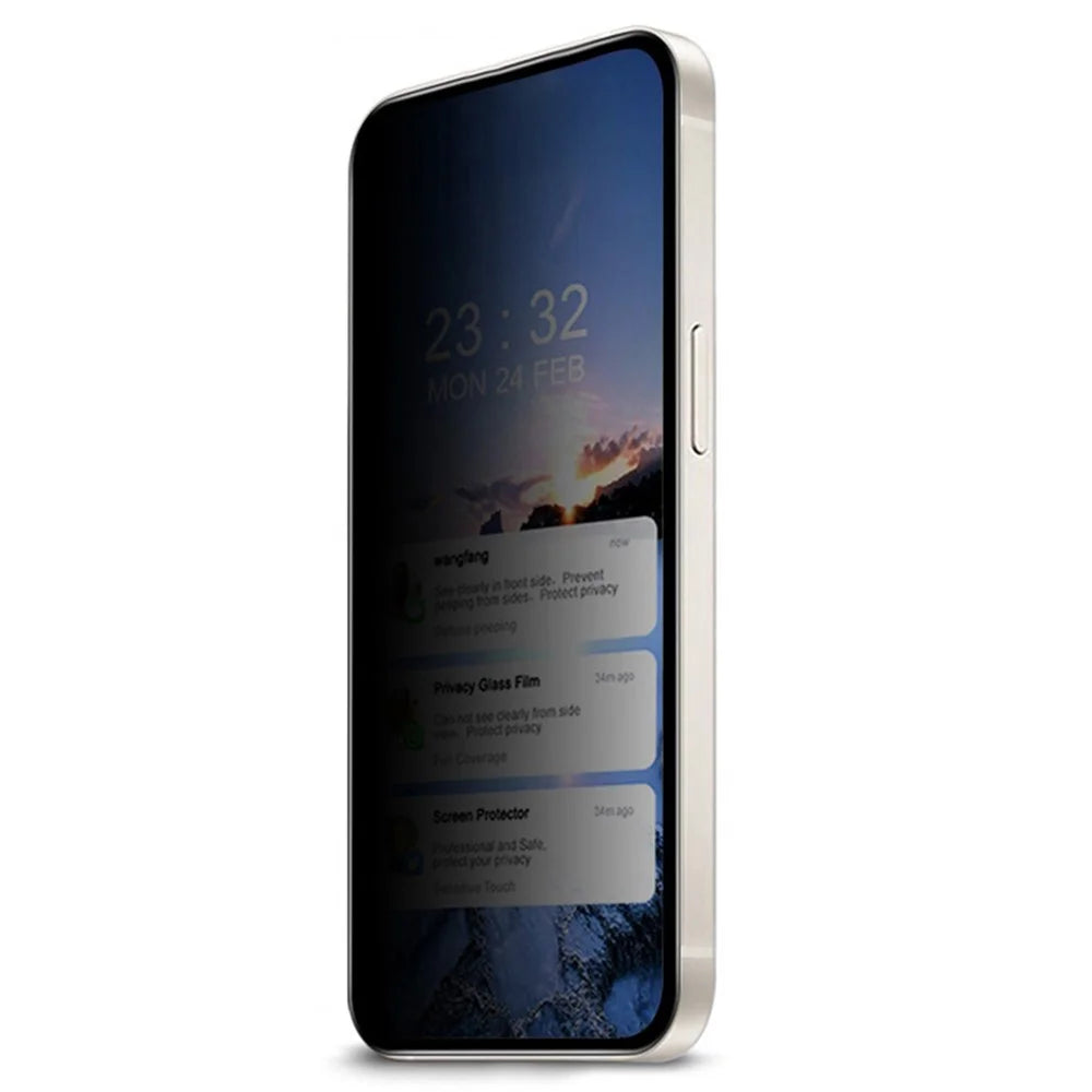 For Samsung Galaxy S22 5G / S23 Anti-spy Full Covering Screen Film Anti-explosion Tempered Glass Phone Screen Protector - 3