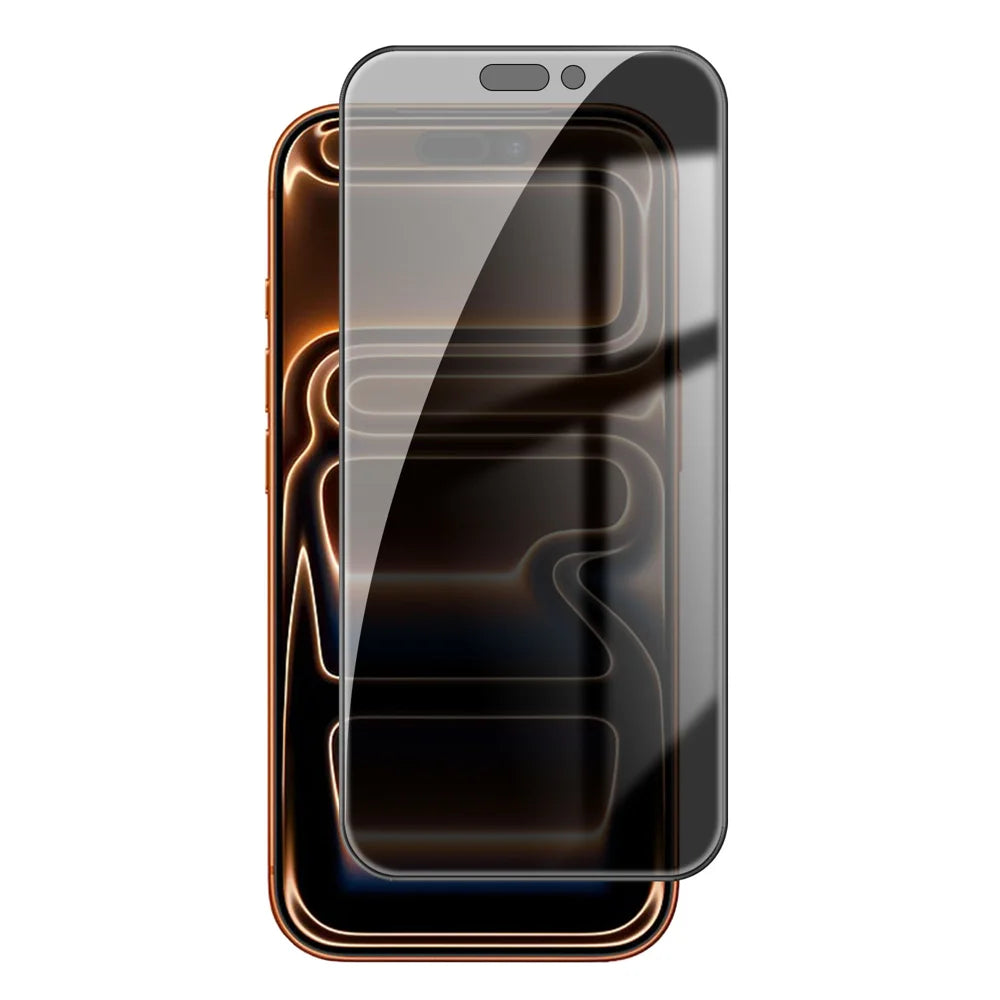 For iPhone 17 Pro Anti Spy Privacy Full Screen Protector Black Edge High Aluminium-silicon Glass Film - As Shown - 1