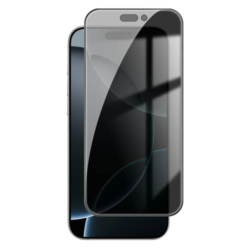 For iPhone 16 Pro Max Anti Spy Privacy Full Screen Protector Black Edge High Aluminium-silicon Glass Film - As Shown - 1