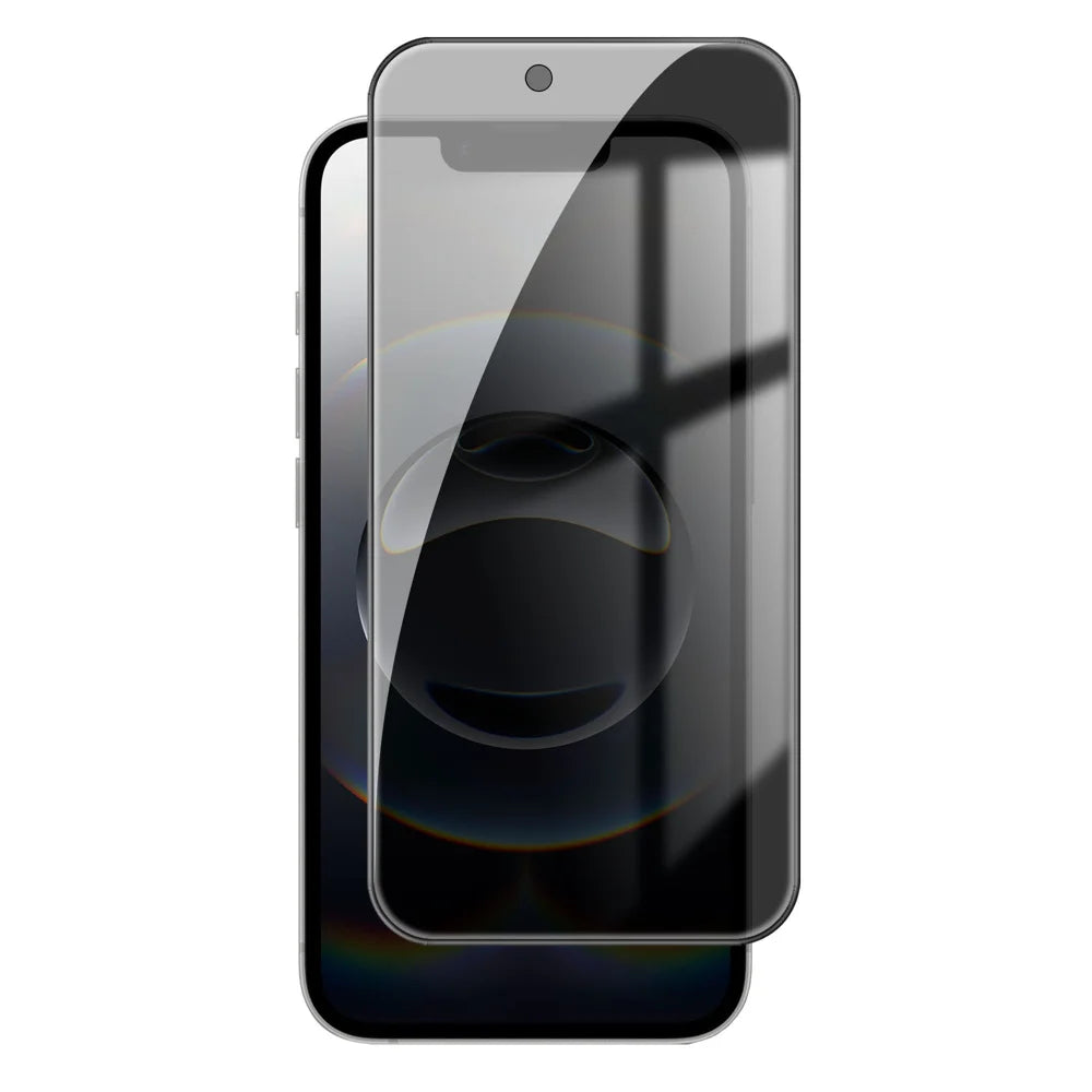 For iPhone 17e / 16e Anti Spy Privacy Full Screen Protector Black Edge High Aluminium-silicon Glass Film - As Shown - 1