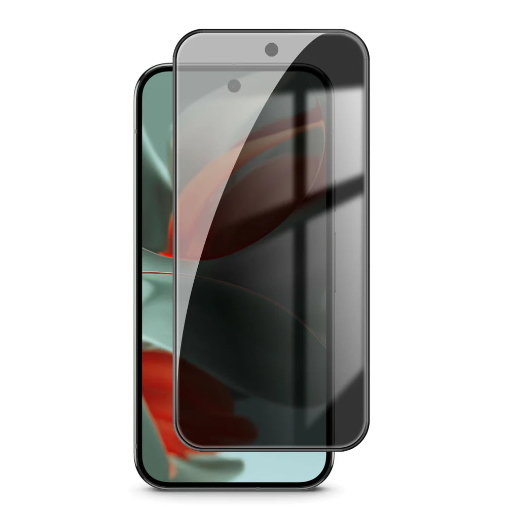 For Google Pixel 9 Pro Anti Spy Privacy Full Screen Protector Black Edge High Aluminium-silicon Glass Film - As Shown - 1