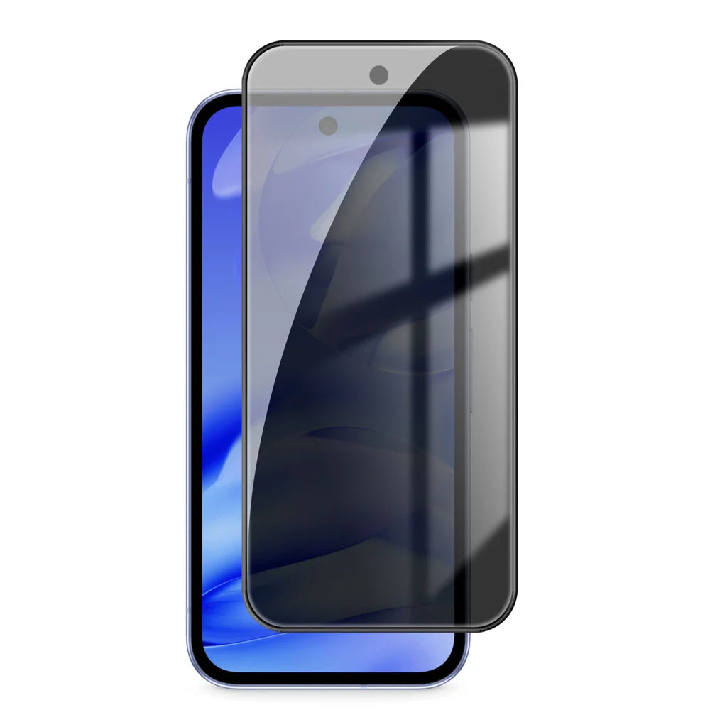 For Google Pixel 9a Anti Spy Privacy Full Screen Protector Black Edge High Aluminium-silicon Glass Film - As Shown - 1