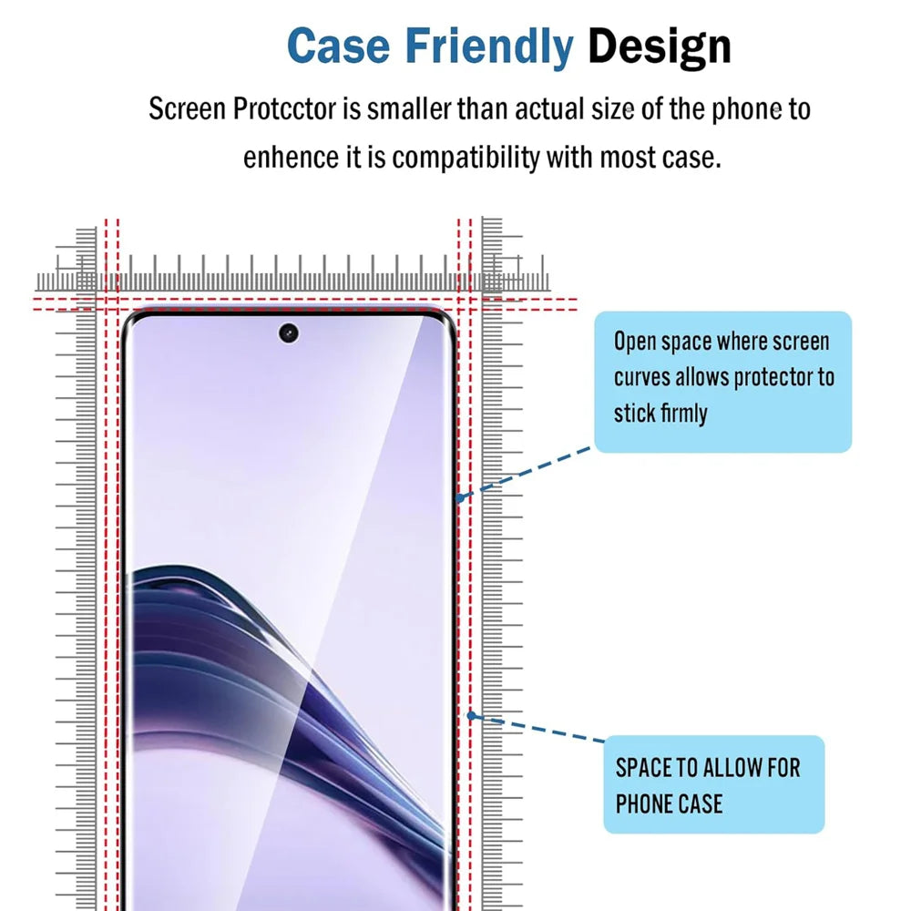 For Realme 15 Pro 5G HD Full Screen Protector Silk Printing Black Edge High Aluminium-silicon Glass Film - As Shown - 5