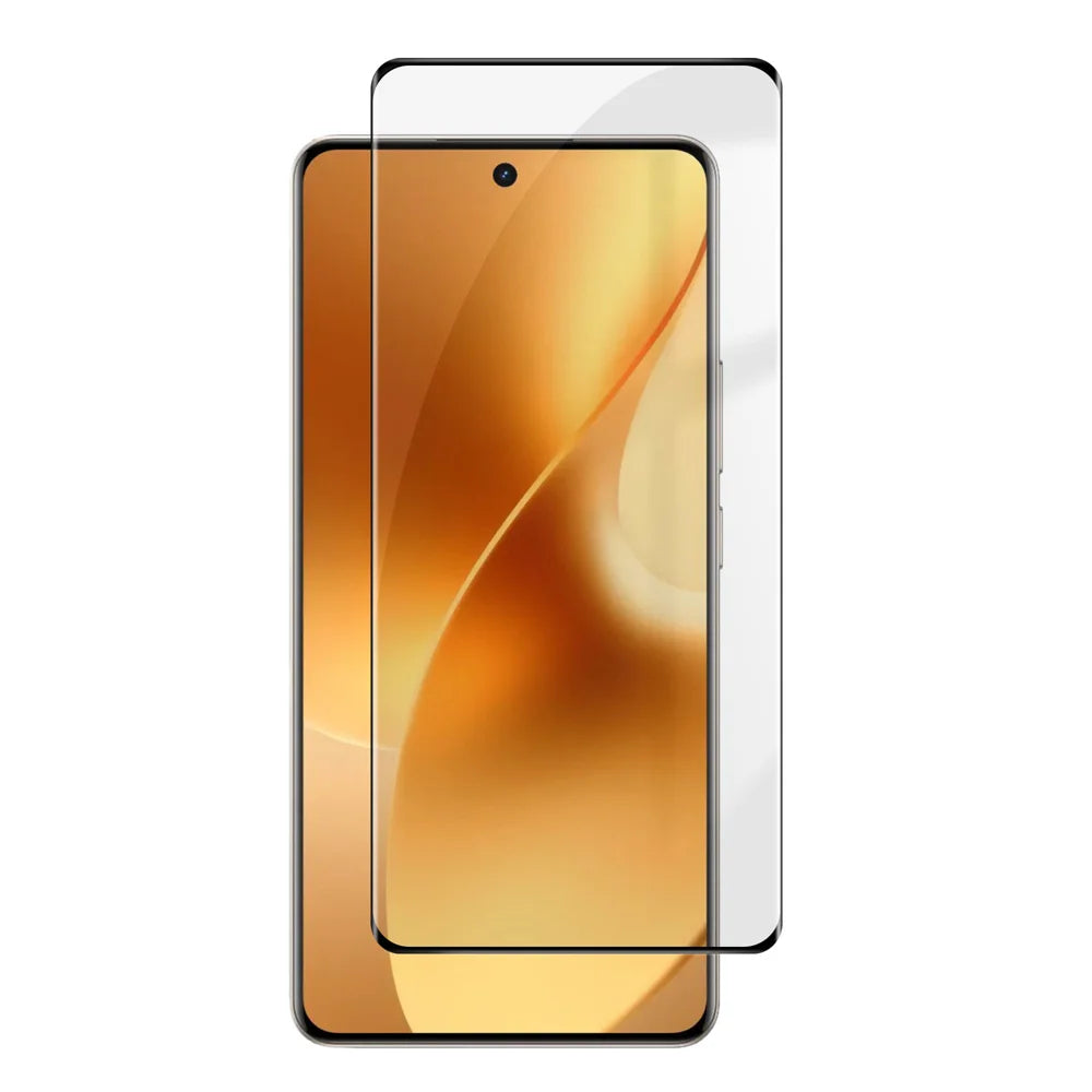 For Realme 15 5G HD Full Screen Protector Silk Printing Black Edge High Aluminium-silicon Glass Film - As Shown - 1