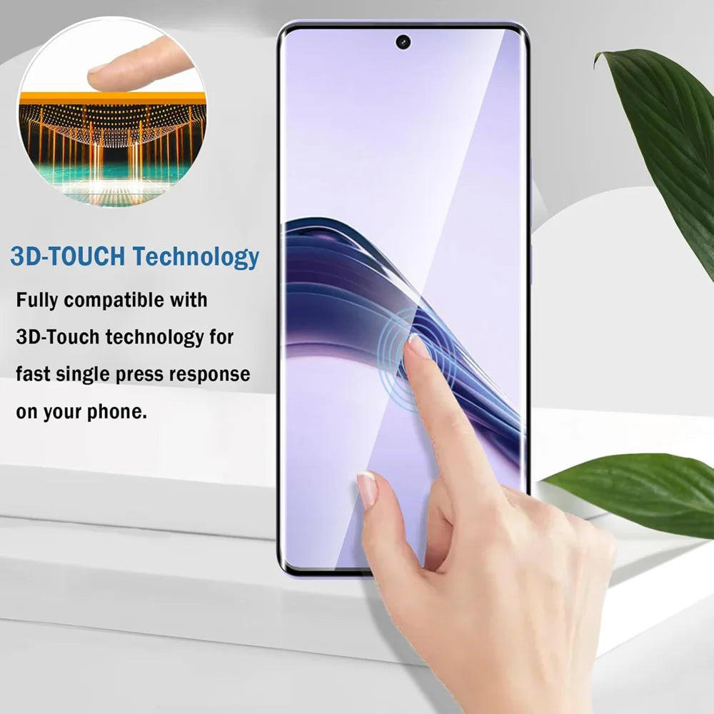 For Realme 15 5G HD Full Screen Protector Silk Printing Black Edge High Aluminium-silicon Glass Film - As Shown - 3