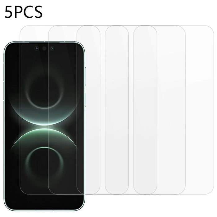 5Pcs For Huawei Mate 80 Pro Max Front Screen Protector 0.3mm 2.5D Tempered Glass Clear Film - 1