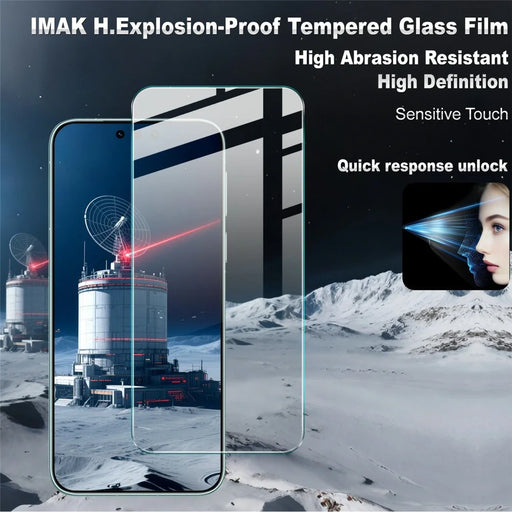 IMAK H Series Tempered Glass For Huawei Mate 80 Pro Max Wind / Mate 80 Pro Max / 80 RS Ultimate Screen Protector Shatter-Proof Protection (Not Complete Coverage) - 2