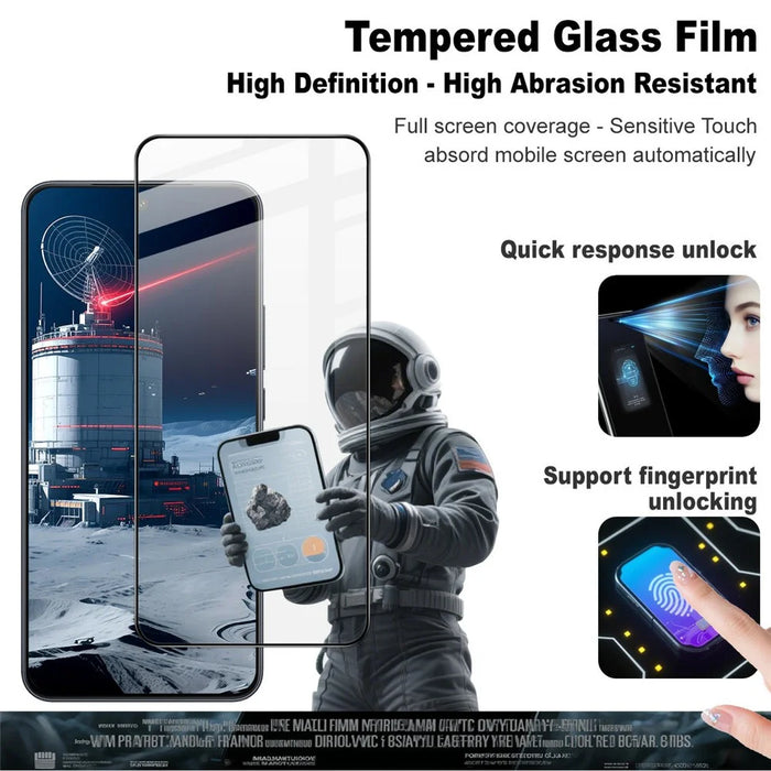 IMAK Pro+ Series For 	vivo Y500 Pro 5G Screen Protector Full Coverage Tempered Glass Film (Fingerprint Unlock) - 2