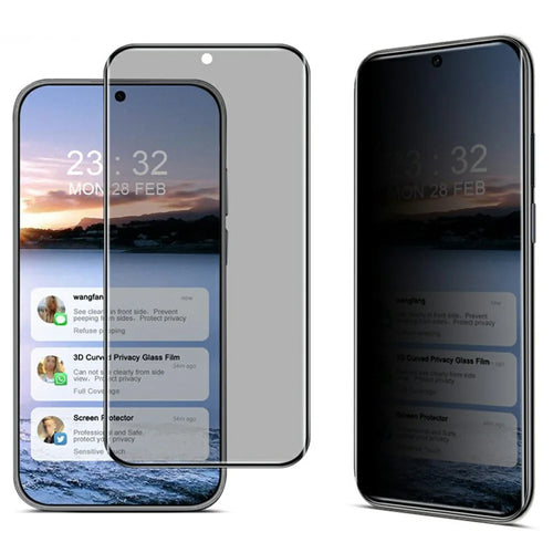 IMAK For Huawei Mate 70 Air Anti Spy Screen Protector Full Cover Side Glue Tempered Glass Film - 1