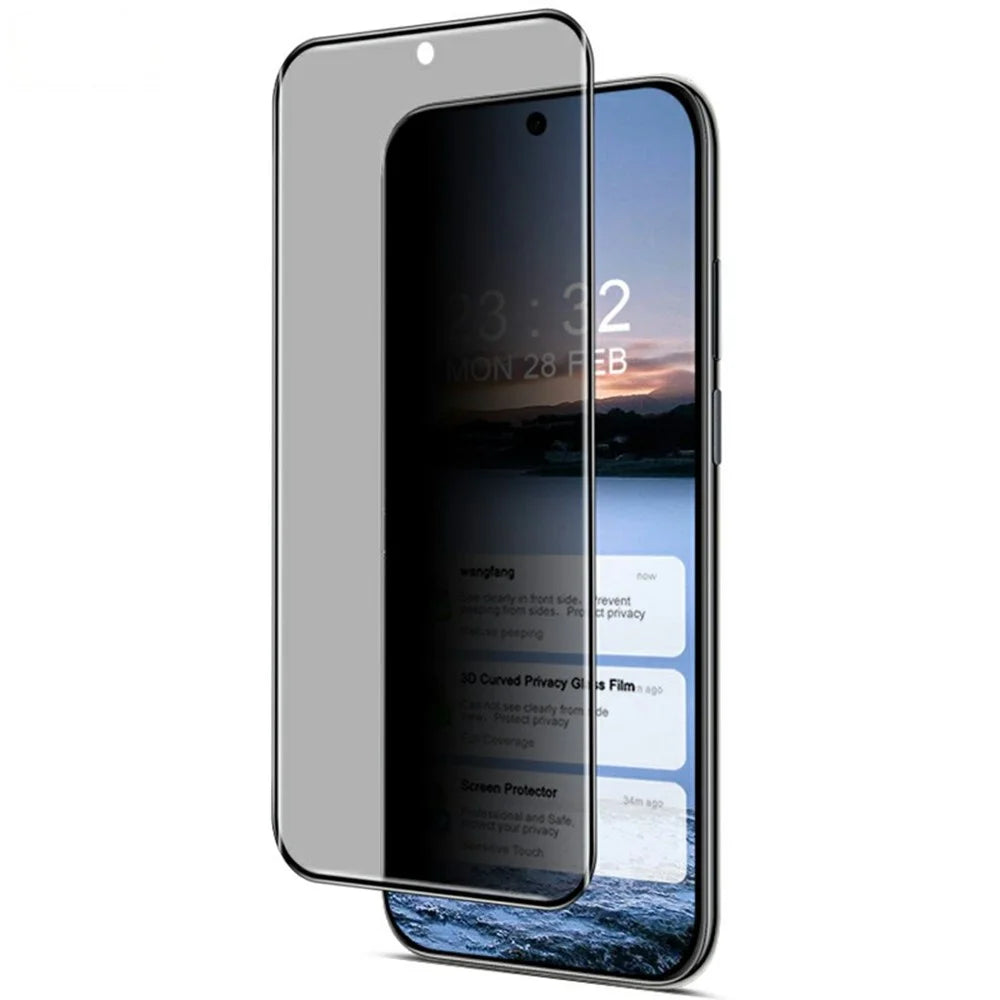 IMAK For Huawei Mate 70 Air Anti Spy Screen Protector Full Cover Side Glue Tempered Glass Film - 2