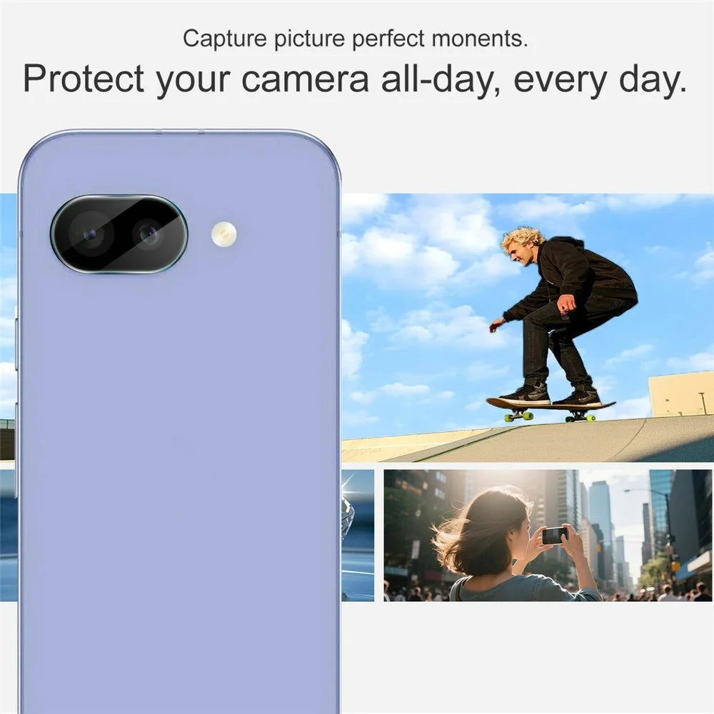 IMAK For Google Pixel 10a Full Coverage Camera Lens Protector Slim Tempered Glass Lens Film - 5
