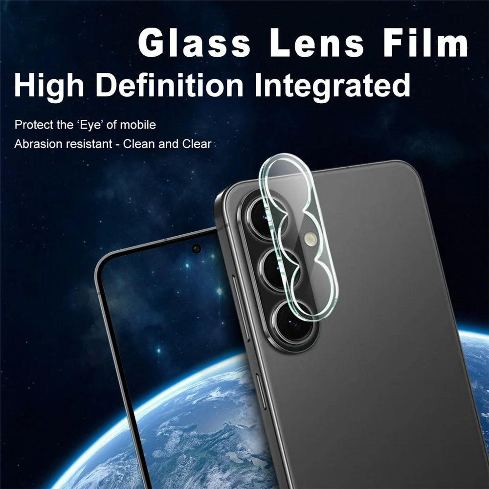 IMAK For Samsung Galaxy A57 5G Tempered Glass Full Cover Camera Lens Protector + Acrylic Lens Cap - 2