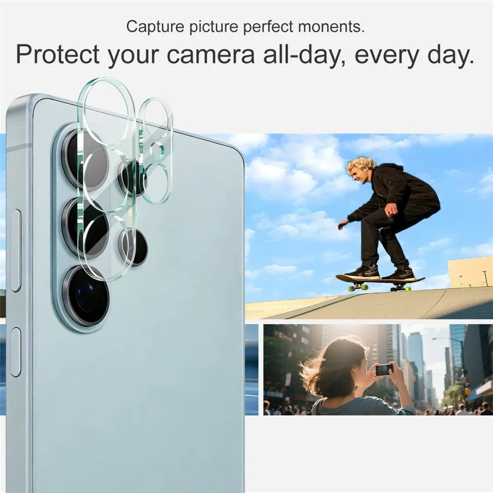 IMAK For Samsung Galaxy S26 Ultra Tempered Glass Full Cover Camera Lens Protector + Acrylic Lens Cap - 4