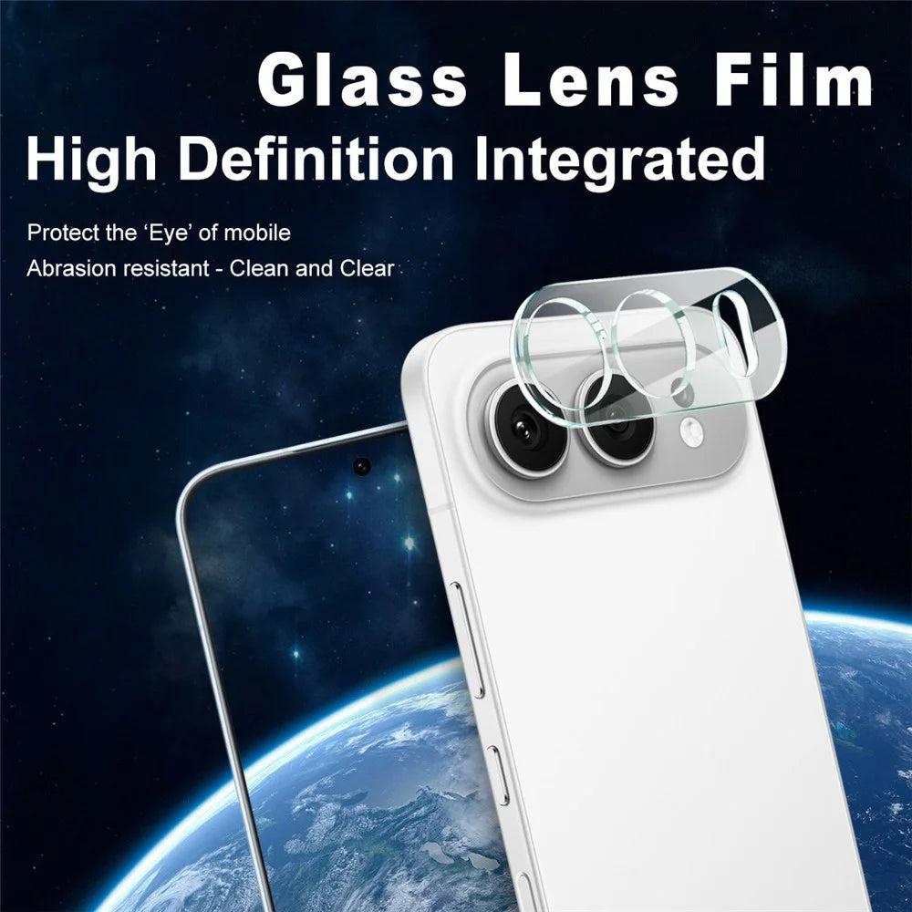 IMAK For Honor 500 5G Tempered Glass Full Cover Camera Lens Protector + Acrylic Lens Cap - 2