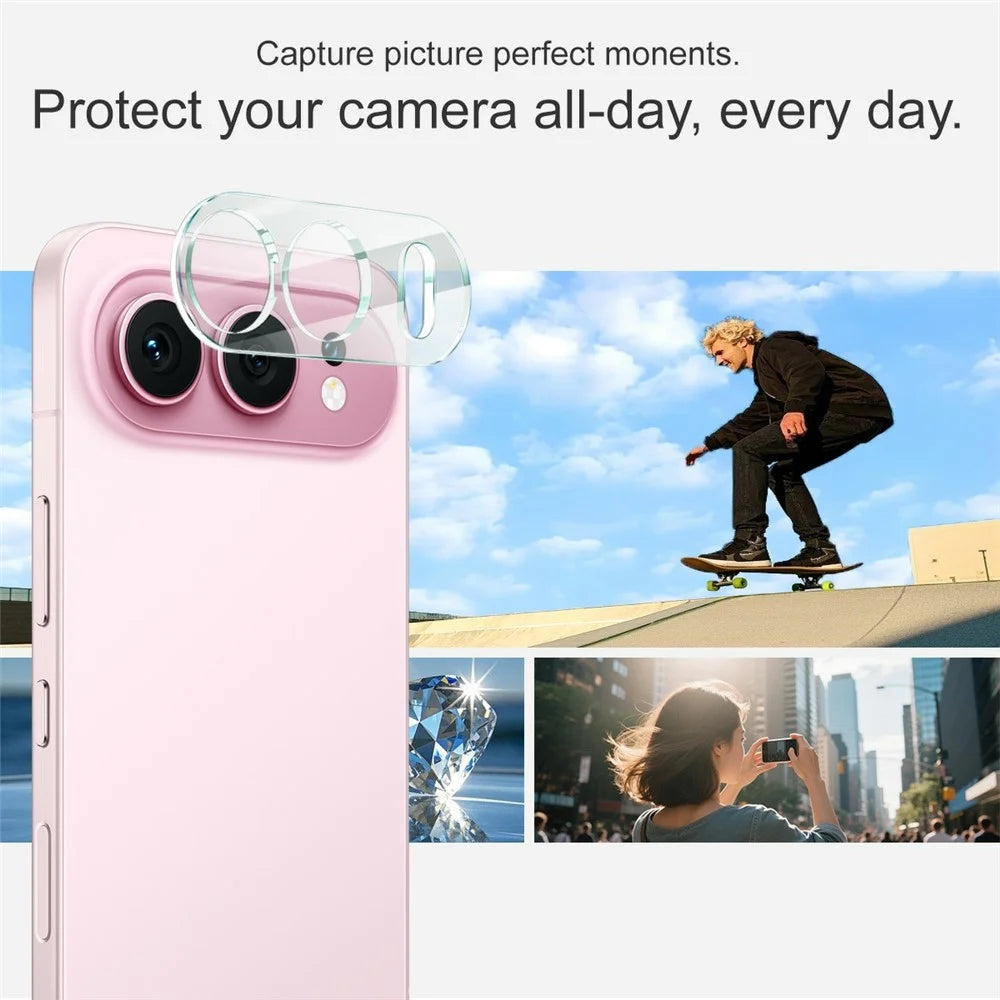 IMAK For Honor 500 5G Tempered Glass Full Cover Camera Lens Protector + Acrylic Lens Cap - 4