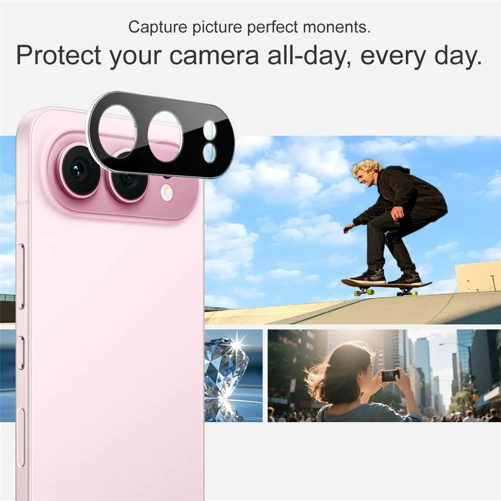 IMAK For Honor 500 5G Tempered Glass Full Cover Lens Film + Acrylic Cap (Black Version) - 4