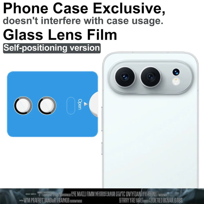 IMAK For Honor 500 5G Tempered Glass Camera Lens Protector with Self Positioning Frame (Complete Covering) - 3