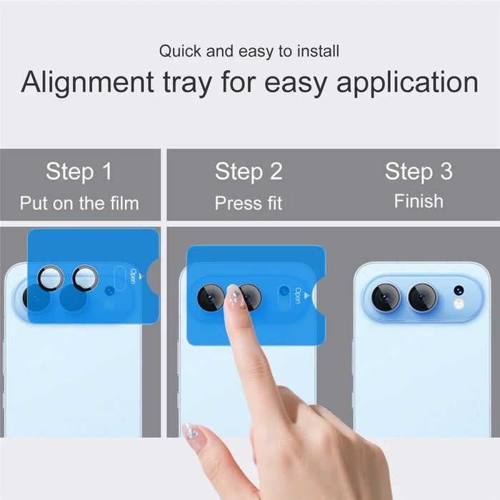 IMAK For Honor 500 5G Tempered Glass Camera Lens Protector with Self Positioning Frame (Complete Covering) - 5