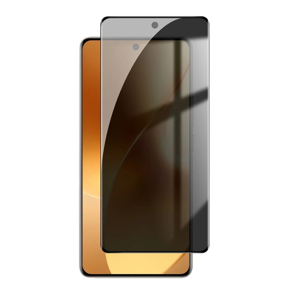 For Realme 15 5G Anti Spy Privacy Full Screen Protector Black Edge High Aluminium-silicon Glass Film - As Shown - 1