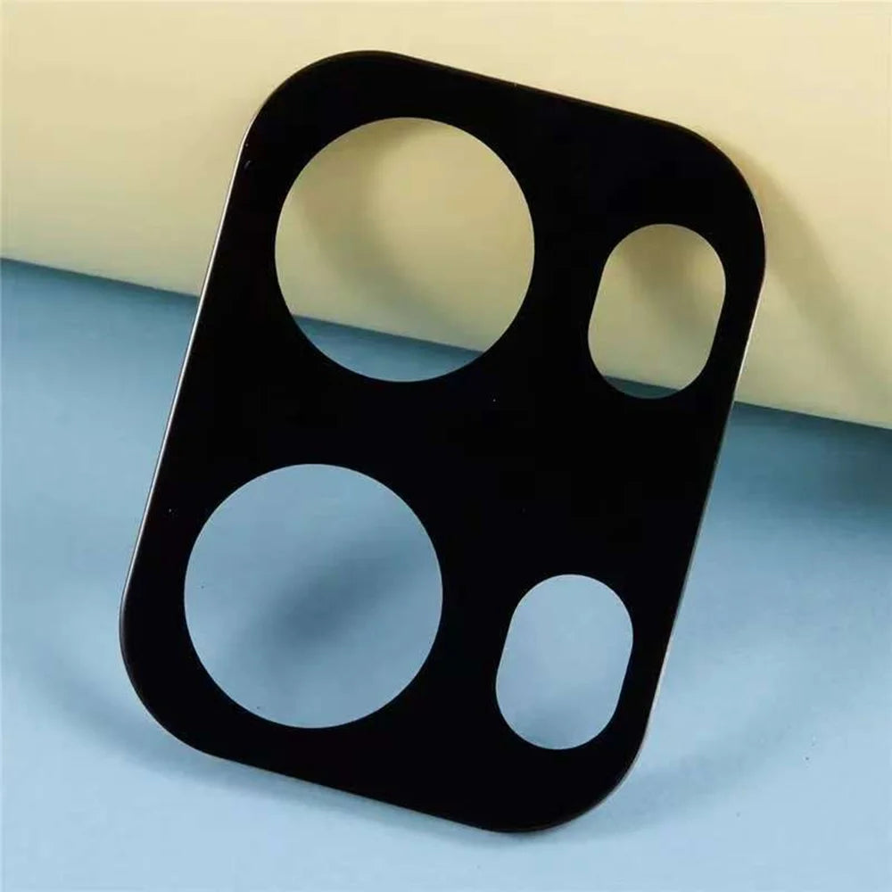 For Oppo Reno13 Pro 5G Tempered Glass Lens Protector Silk Printing Camera Lens Film - Black - 4