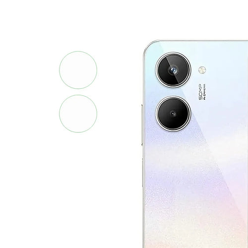 1 Set Back Camera Lens Protector For Realme 10 4G, Soft Soda-Lime Glass HD Clear Phone Back Lens Film - 1