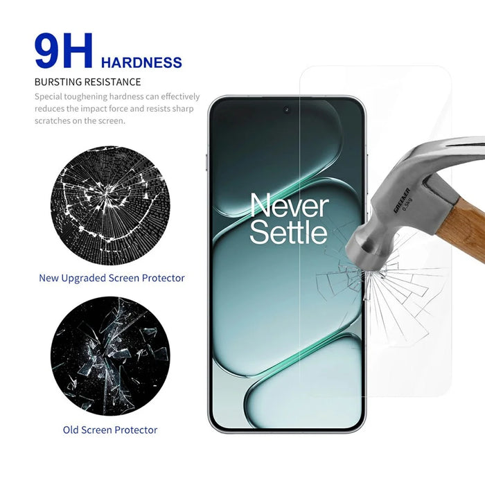 RURIHAI 10Pcs For OnePlus Ace 6 5G Screen Protector 0.26mm 2.5D Full Glue High Aluminium Silicon Glass Film (NOT Complete Covering) - 3