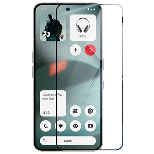 RURIHAI For Nothing Phone (3a) Lite 5G Full Screen Protector Full Glue Secondary Hardening High Aluminium-Silicon Glass Film - 1