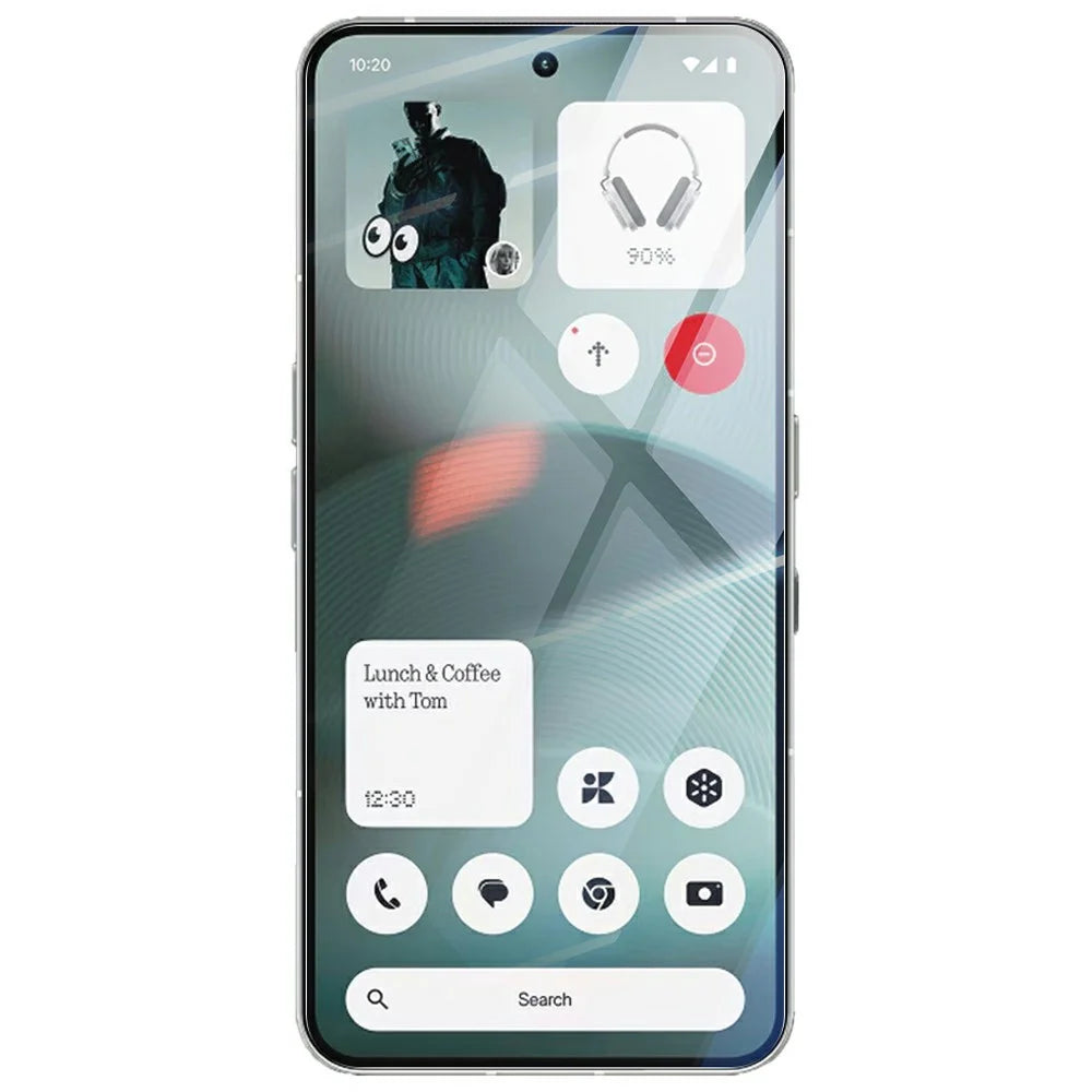 RURIHAI For Nothing Phone (3a) Lite 5G Full Screen Protector Full Glue Secondary Hardening High Aluminium-Silicon Glass Film - 2