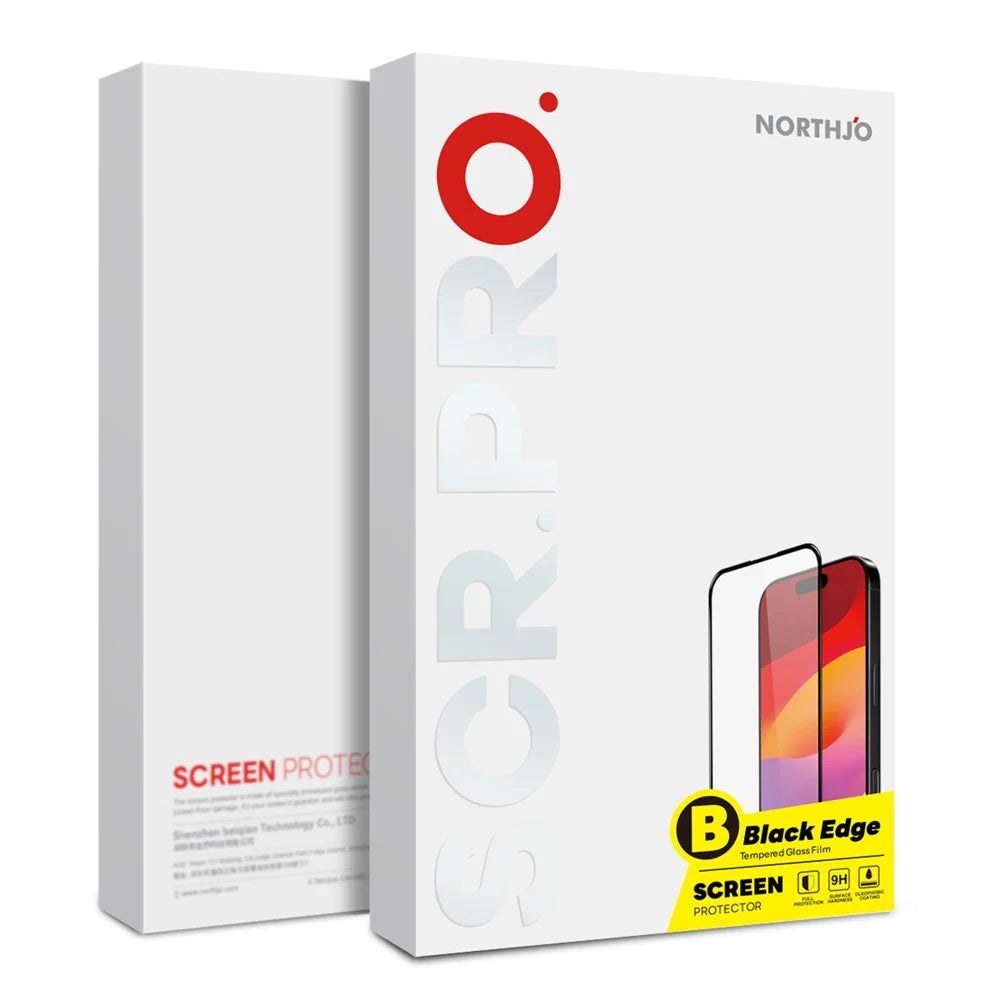 NORTHJO A+ For Samsung	Galaxy A27 5G Full Screen Protector High Aluminum-Silicon Film 0.3mm 2.5D Black Edge Silk Printing - 4