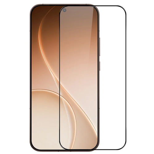 NORTHJO A+ For Oppo Reno15 Pro Max 5G (Global) / Reno15 Pro 5G (China) Full Screen Protector High Aluminum-Silicon Film 0.3mm 2.5D Black Edge Silk Printing - 1