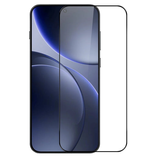NORTHJO A++ For Oppo Find X9 5G Full Screen Protector Silk Printing Full Glue High Aluminum-Silicon Glass Film Support Fingerprint Unlock  - Black - 1
