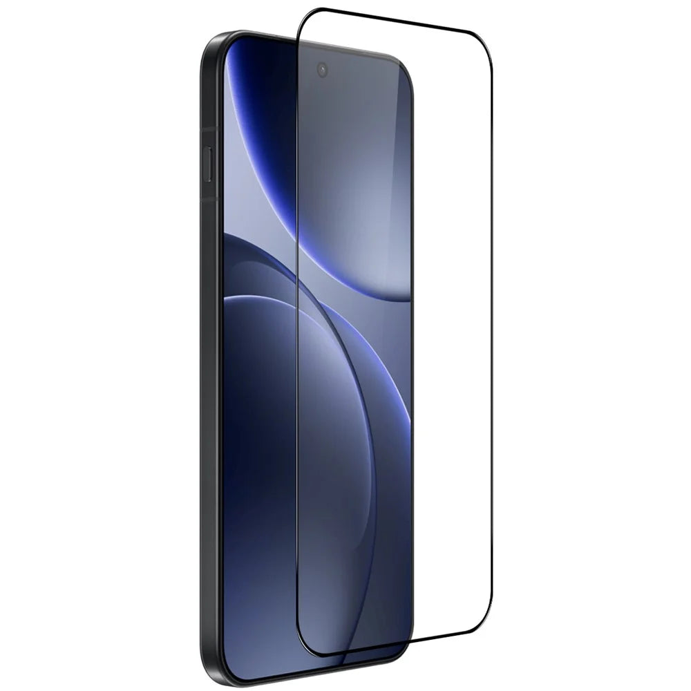 NORTHJO A++ For Oppo Find X9 5G Full Screen Protector Silk Printing Full Glue High Aluminum-Silicon Glass Film Support Fingerprint Unlock  - Black - 2