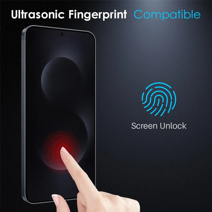 NORTHJO A++ For Samsung Galaxy S26 Anti-Spy Tempered Glass Full Screen Protector 2.5D 0.15mm Support Fingerprint Unlock - 3