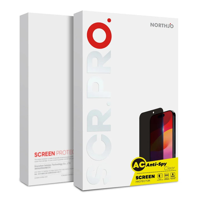NORTHJO A++ For Samsung Galaxy S26+ Anti-Spy Tempered Glass Full Screen Protector 2.5D 0.15mm Support Fingerprint Unlock - 6