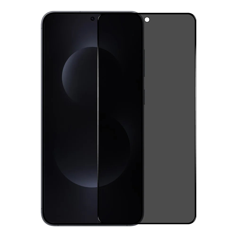 NORTHJO A++ For Samsung Galaxy S26 28 ° Privacy Full Screen Protector Fingerprint Unlock High Aluminium-Silicon Film 0.15mm 2.5D Full Glue Silk Printing - 1