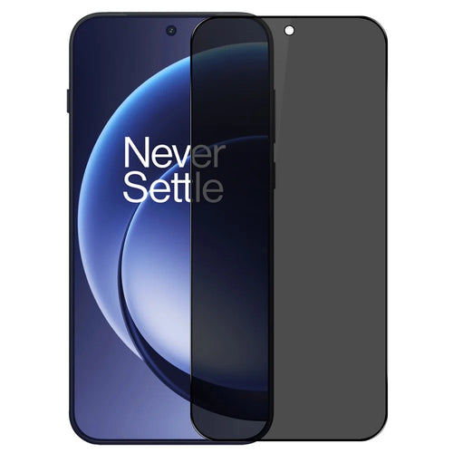 NORTHJO A++ For OnePlus 15 5G 28 ° Privacy Full Screen Protector Fingerprint Unlock High Aluminium-Silicon Film 0.15mm 2.5D Full Glue Silk Printing - 1